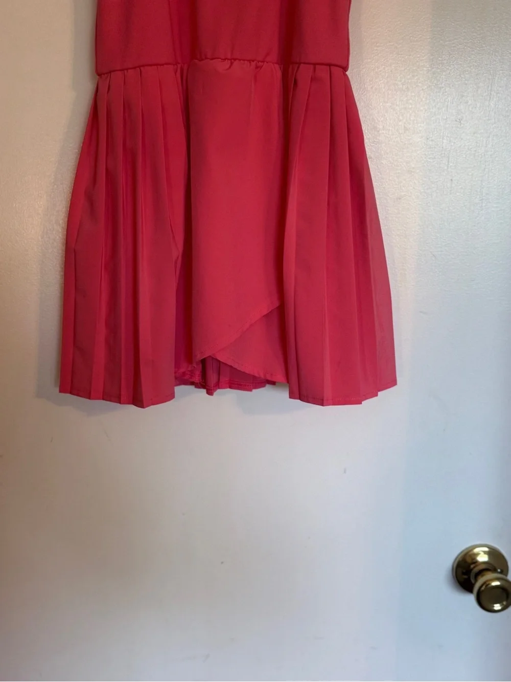 Limited Too Girls Size M (10) Pink Hibiscus Active Dress | Pleated Tennis Skort